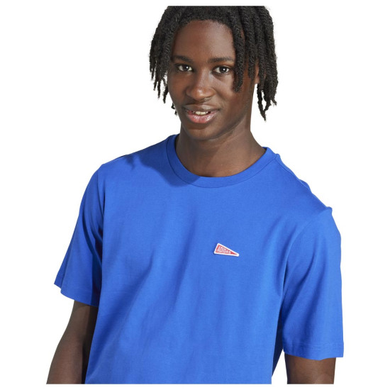 Adidas Ανδρική κοντομάνικη μπλούζα Pennant Trim Graphic Tee